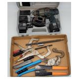 Tool Lot Ryobi 9.6v Cordless 3/8" Drill Driver Se