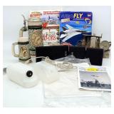 Ashton & Ross Speakers, 2 Avon Beer Steins, Tube R