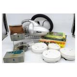 Shark Hand Vacuum, Smoke Detectors, Partylite Cand