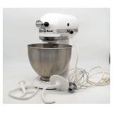 KitchenAid Tabletop Mixer w Wisk Hook & Paddle Acc