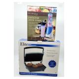 Elite Cuisine Panini Grill Press + Personal Drink