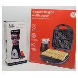 Belgian Waffle Maker + Elite Personal Blender