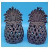 Cast Iron Pineapple Candle or Incense Holders