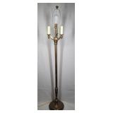 Stiffel Art Deco Brass Floor Lamp