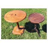 Piecrust Edge Plant Stand & Lamp Table Stand