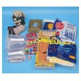 Mixed Lot Vaccum Bags, UNO Cards, File Folder Tabs