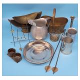 Brass, Hammered Aluminum, Biscuit Cutter +