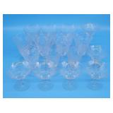 Etched Glass Drinkware Stemware