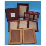 Grouping of Wooden Picture Frames 8X10
