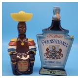 Pennsylvania Beam Decanter Old Oak Rum Figural Bot