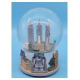 Philadelphia Cityscape Snow Globe Music Box