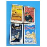 4 Collectors Packs Camel Lights Vintage Cigarette