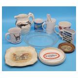 Empire Poultry Advertising Dish, Fox Hunt Hound Ha