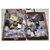 2 Boxes Model Airplane Parts Pieces Tools Hobbico