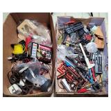 2 Boxes Model Airplane Parts Pieces Tools Hobbico