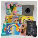 Lot of Childrens Records Smurfs, Barbie, Pound Pup