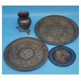 Etched Brass Trays & Decorative Items
