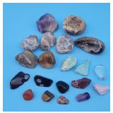 Lot of Geodes & Polished Stones