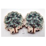 Cats Meow Trees - Retired 1997 Breast Cancer Aware