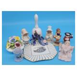 Lot of Porcelain Figures Coalport Flower, Lefton,