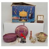 Vintage Space Ship Fondue Set, Moriage Japan Porce