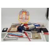 Office Drawer Job Lot - Vintage Papers, Scissors,