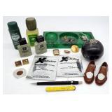 Gentlemans Dresser Top Lot - Cuff Links, Pencil w