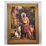 Framed JL Gerome Art Print "The Negro Master of t