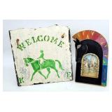 Laurel Burch Horse Head Picture Frame, Painted Wel