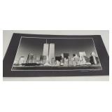 New York City Skyline Photograph Print Twin Towers