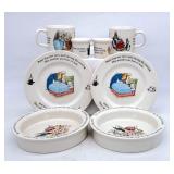 Wedgwood Peter Rabbit Nursery Ware Mugs Plates Bow