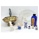 Paden City Maya Center Bowl, Delft Porcelain Windm