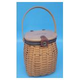 Longaberger Collectors Club 5y Anniv.  Basket w Wo