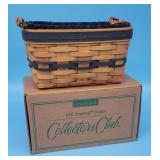 Longaberger 1997 Collectors Club Renewal Basket w