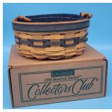 Longaberger 1998 Collectors Club Renewal Basket