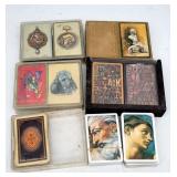 11 Vintage Playing Card Decks Renaissance Pendant,