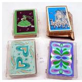 Playing Card Collection - (4) Decks Whitman, US Pl