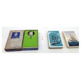 Playing Card Collection - (4) Decks Ships Whitman,
