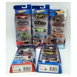 (5) Hot Wheels 5 Packs - Mustangs, Indy 500, Corve
