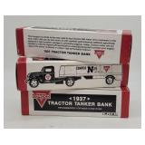 (3) Conoco 1937 Tractor Tanker Banks by ERTL NIB