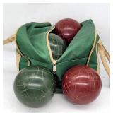 Bocce Ball Set with Bag - Brookstone- Lawn Bowling