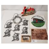Train Wind Chime, Genuine Photographs, Train Set O
