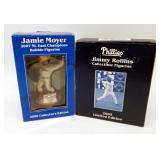 Phillies Jimmy Rollins Figurine & Jamie Moyer Bobb