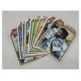 9 1979 Football Cards 1978 Team Leaders Lions,  Ro