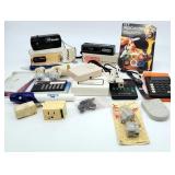 Small Electronic Lot -Calculators, Camera, Engrave