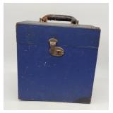 Blue Record Case & Albums - Grene Autry, Jim Wakel