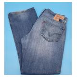 Levis 505s Red Tag Jeans Blue Denim Straight Fit