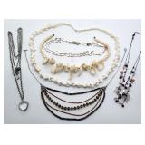 Sea Shells, Beads & Chain Necklaces