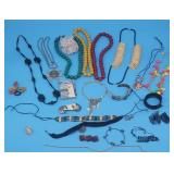 Assorted Beaded Jewelry, Necklaces, Bracelets+