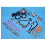 Silver Plate Trinket Box, Bolo Tie, Pin-Up Girl Ea